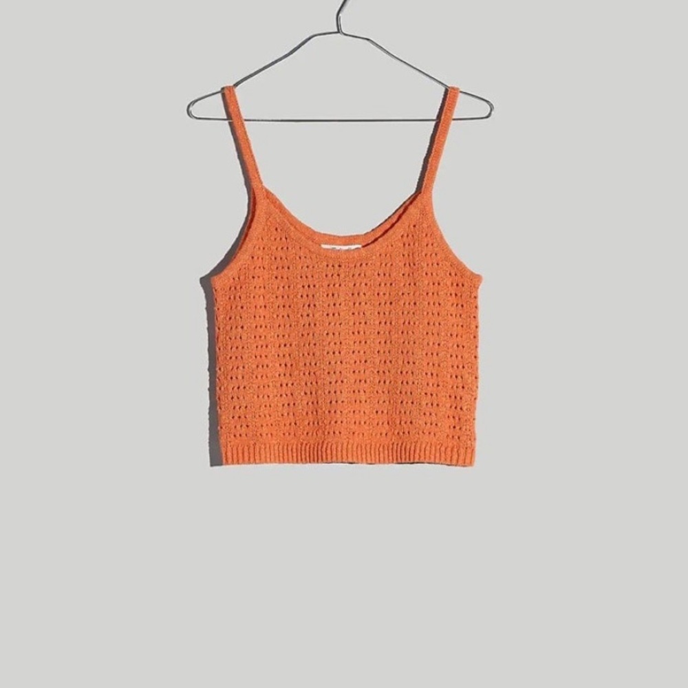 Madewell Open-Stitch Sweater Tank Camisole